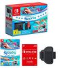 Tech & Gaming Ken Black Toys | Nintendo Switch Neon Red/Blue: Switch Sports & Nintendo Switch Online 3 Month Pack