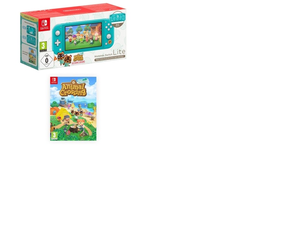 Tech & Gaming Ken Black Toys | Nintendo Switch Lite Animal Crossing: New Horizons Timmy & Tommy'S Edition