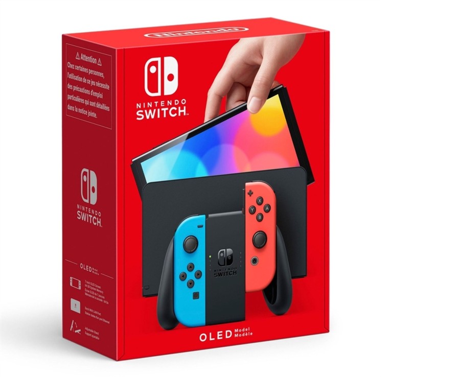 Tech & Gaming Ken Black Toys | Nintendo Switch Oled Neon Red/Blue