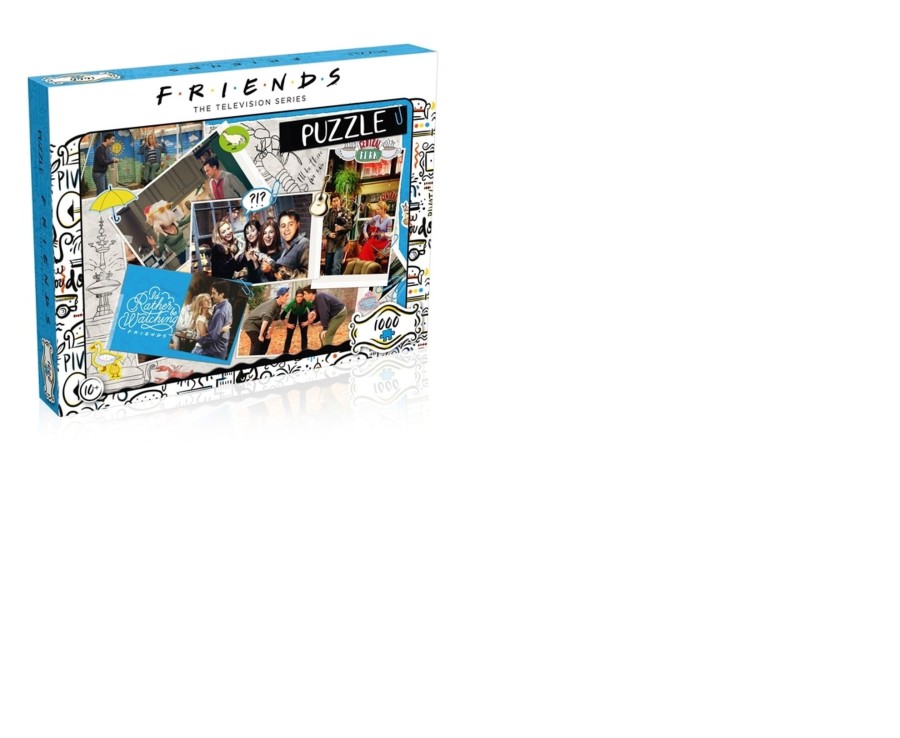 Learning & Education Ken Black Toys | Friends Puzzle 1000 Piece Scrapbook Jigsaw Puzzle