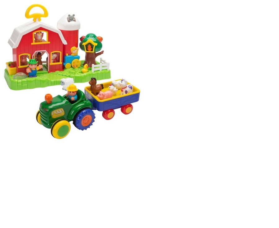 Toys Ken Black Toys | Big Steps Play Old Macdonald Farm & Tractor