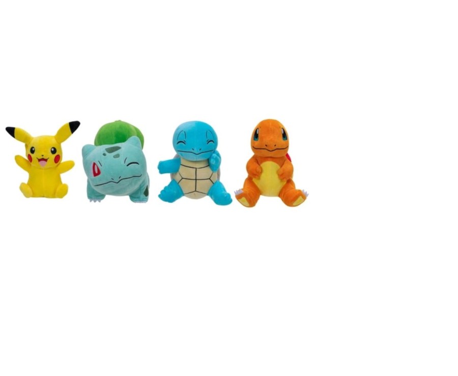 Toys Ken Black Toys | Pokemon 20Cm Plush 4 Pack