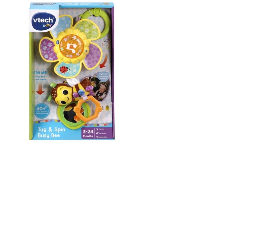 Toys Ken Black Toys | Vtech Tug And Spin Busy Bee