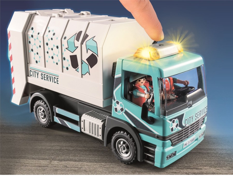 Toys Ken Black Toys | Playmobil 70885 Recycling Truck Promo Pack