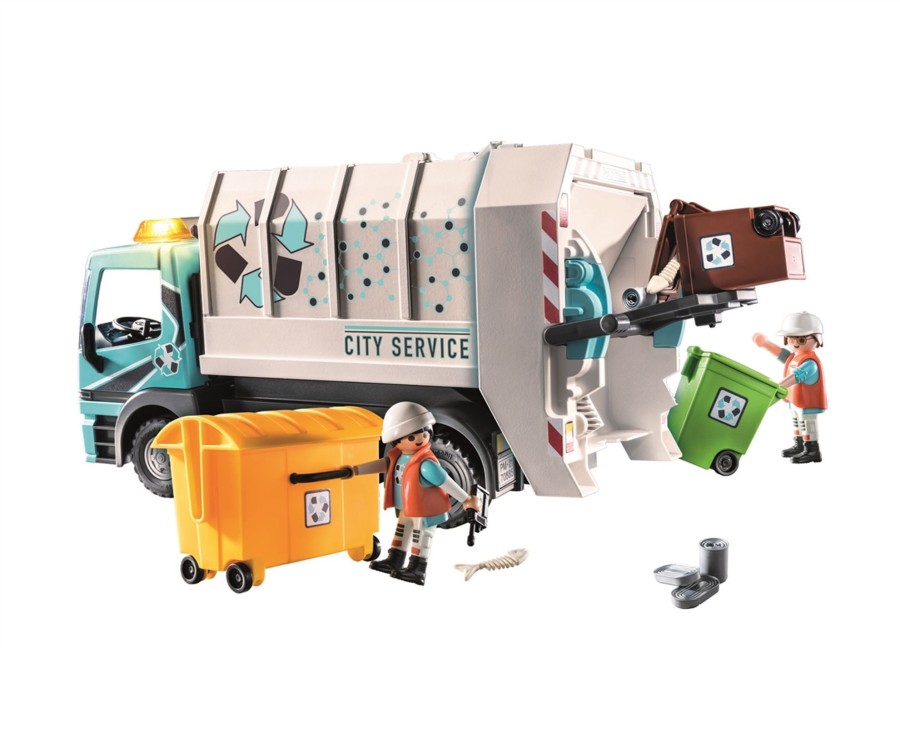 Toys Ken Black Toys | Playmobil 70885 Recycling Truck Promo Pack