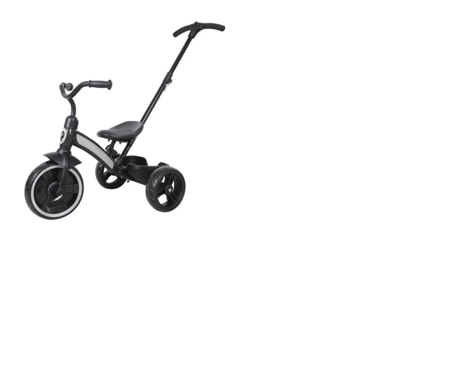 Outdoor Ken Black Toys | Q Play Elite Trike With Push Bar