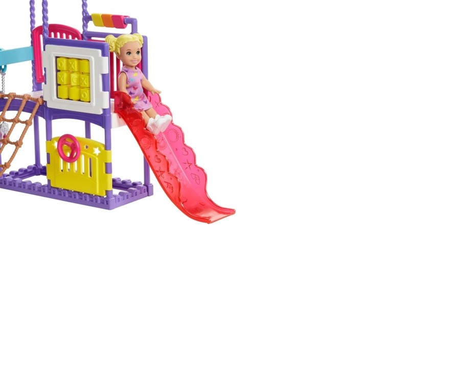 Toys Ken Black Toys | Barbie Skipper Babysitters Inc Climb 'N Explore Playground Dolls And Playset