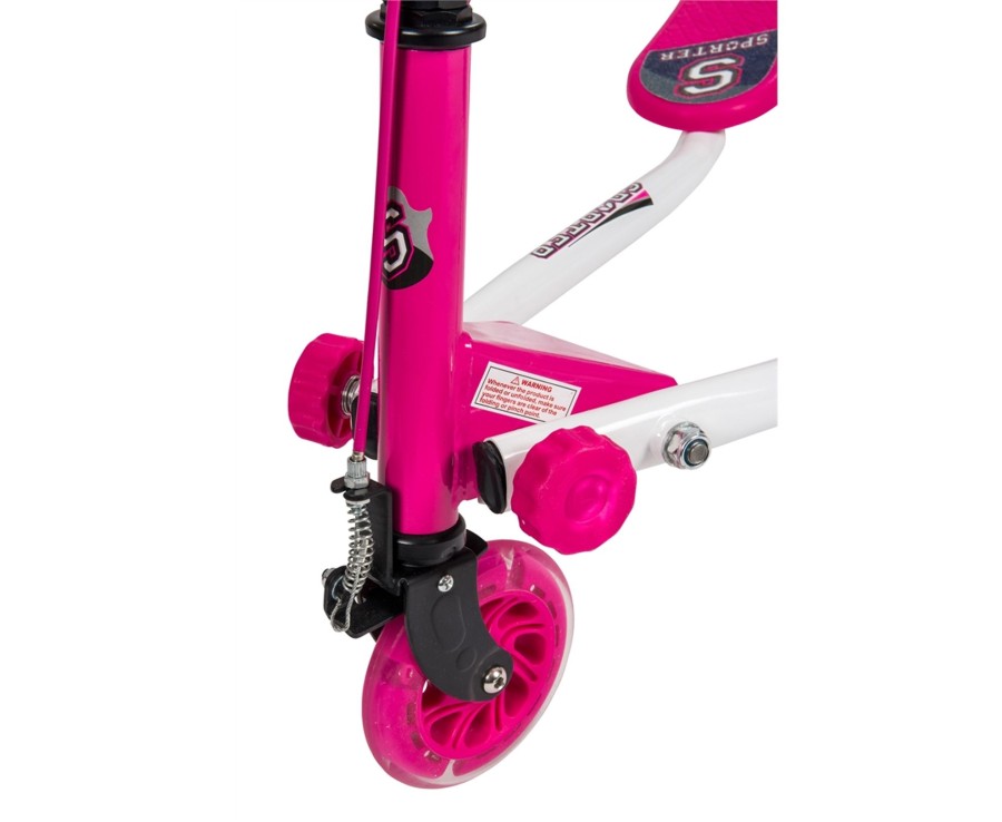 Outdoor Ken Black Toys | Sporter 1 Led Pink Scooter