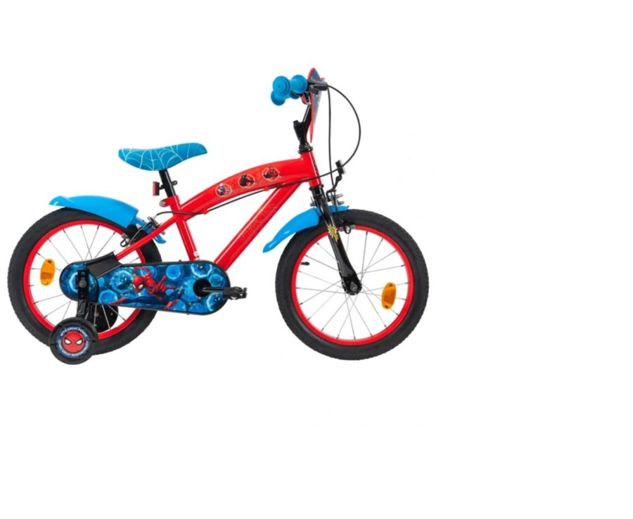 Outdoor Ken Black Toys | 16 Inch Spider-Man Marvel Bike