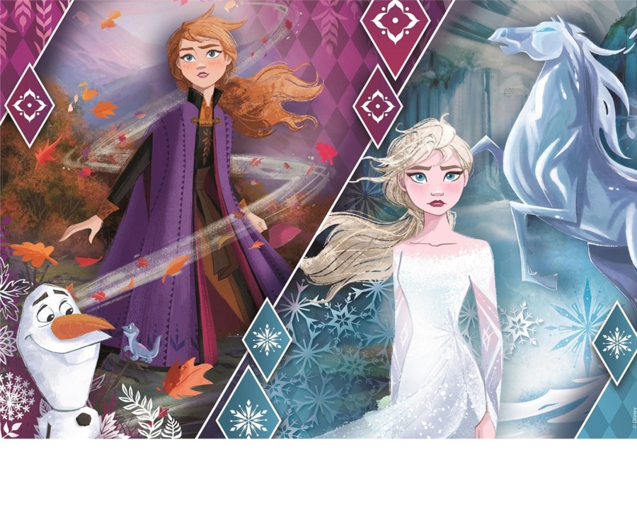 Learning & Education Ken Black Toys | Clementoni Frozen Ii 104Pc Glitter Puzzle