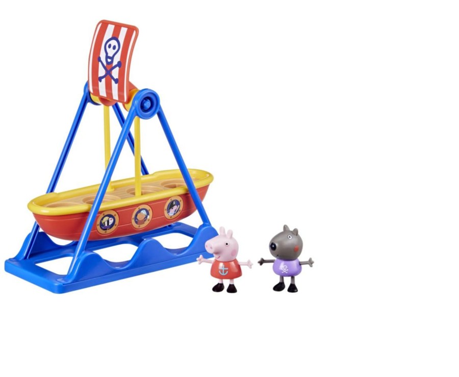 Toys Ken Black Toys | Peppa Pig Toys Peppa'S Pirate Ride Playset With 2 Peppa Pig Figures