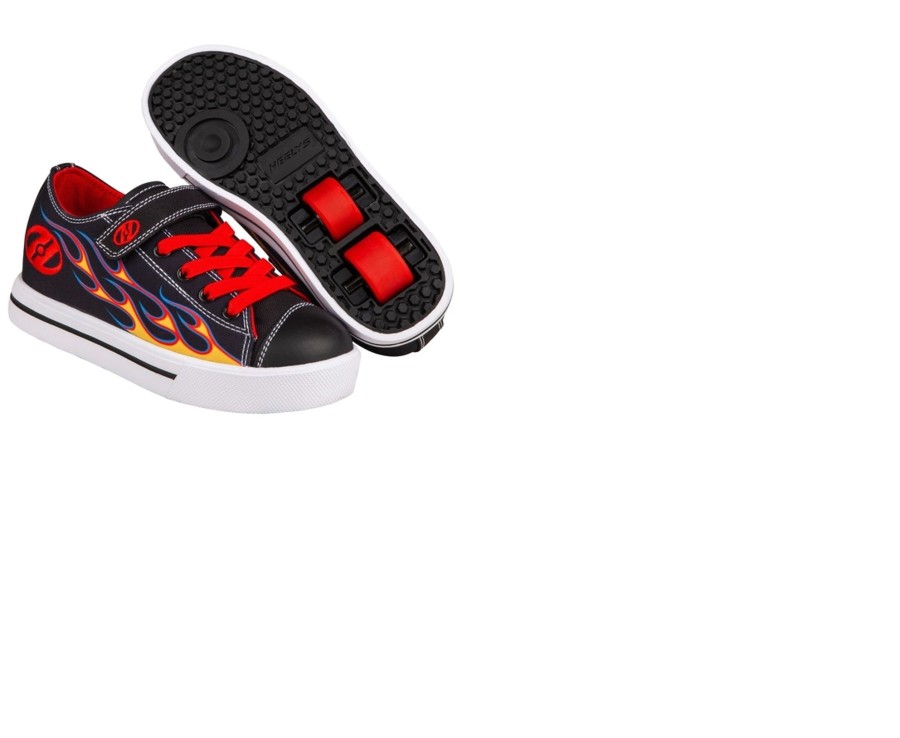 Outdoor Ken Black Toys | Heelys Snazzy X2 Red Flame Size Uk 1