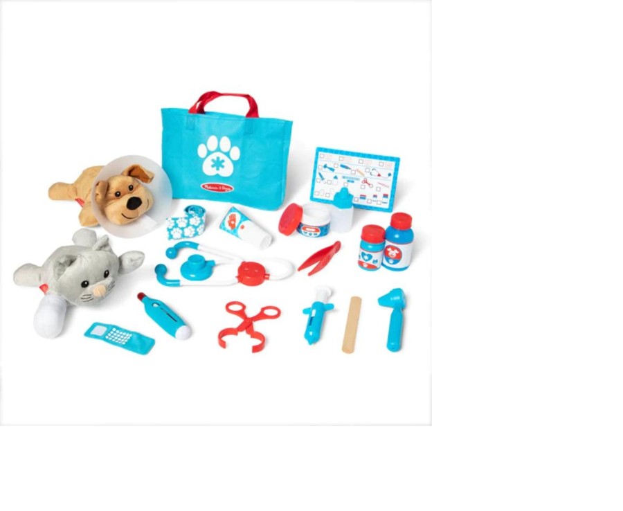 Learning & Education Ken Black Toys | Examine & Treat Pet Vet Play Set