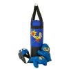 Outdoor Ken Black Toys | Punching Bag With Boxing Gloves And Headgear