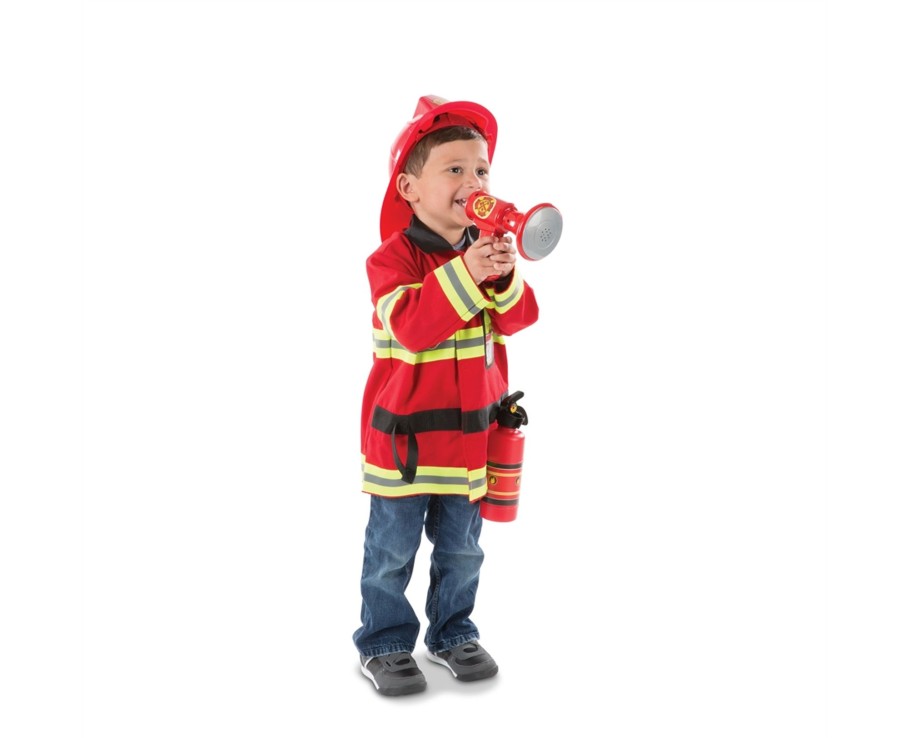 Learning & Education Ken Black Toys | Melissa & Doug Fire Chief Dress Up Costume Set