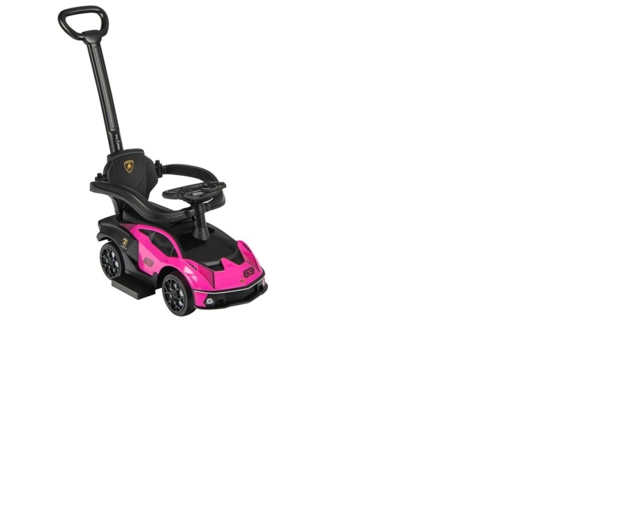 Outdoor Ken Black Toys | Lamborghini 2-In-1 Push Car Ride On