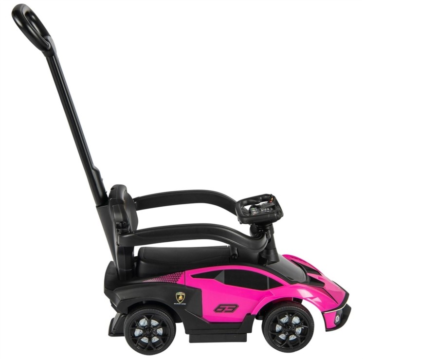 Outdoor Ken Black Toys | Lamborghini 2-In-1 Push Car Ride On