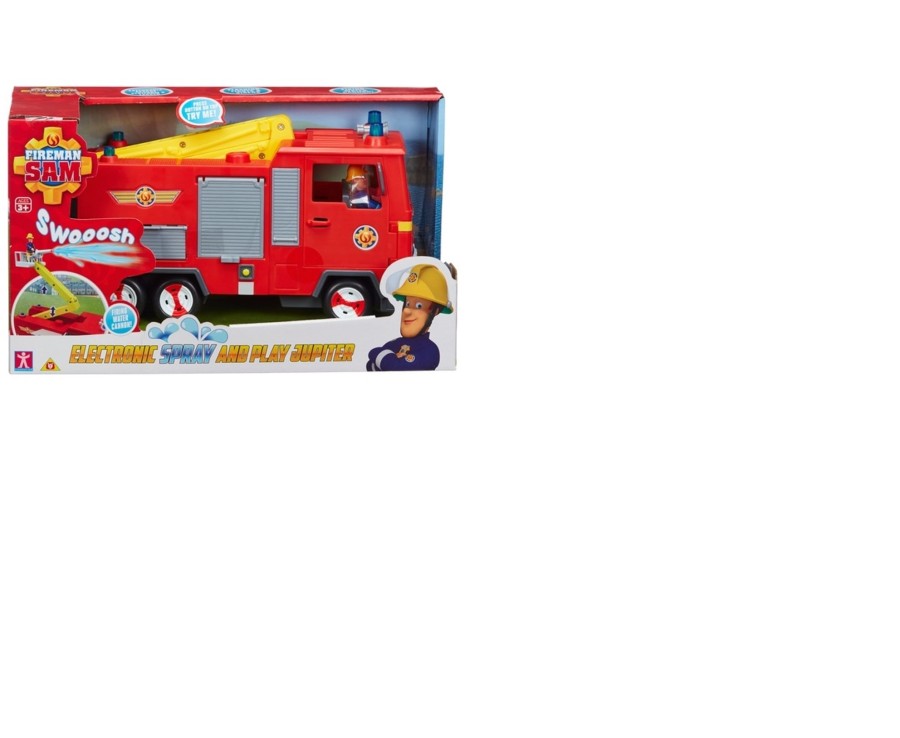 Toys Ken Black Toys | Fireman Sam Spray & Play Electronic Jupiter