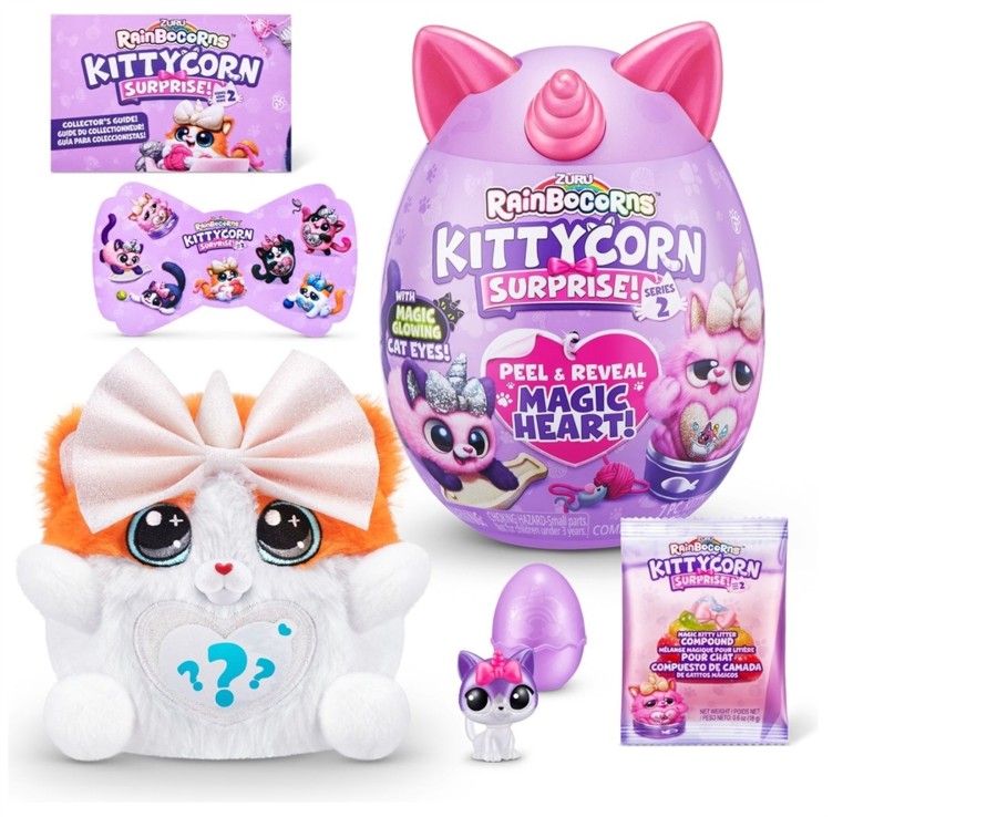 Toys Ken Black Toys | Rainbocorns Kittycorn Surprise Series 2 Peel & Reveal Magic Heart