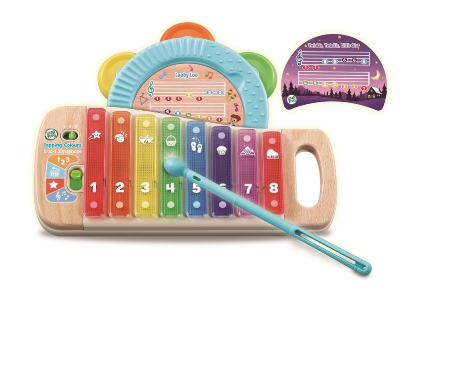 Learning & Education Ken Black Toys | Tapping Colours 2-In-1 Xylophone