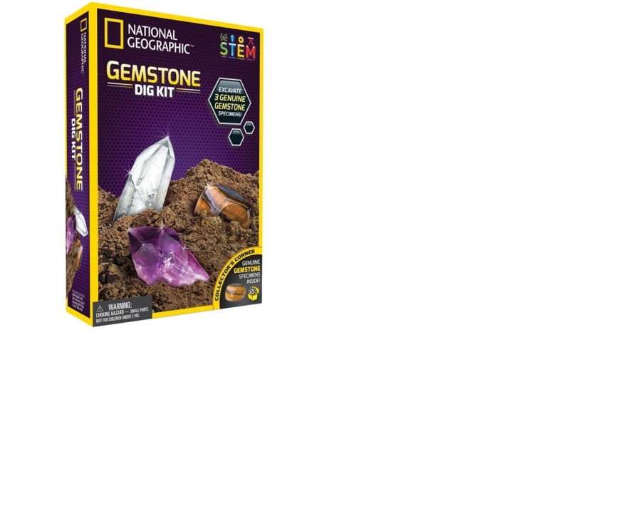 Learning & Education Ken Black Toys | National Geographic Gemstone Dig Kit