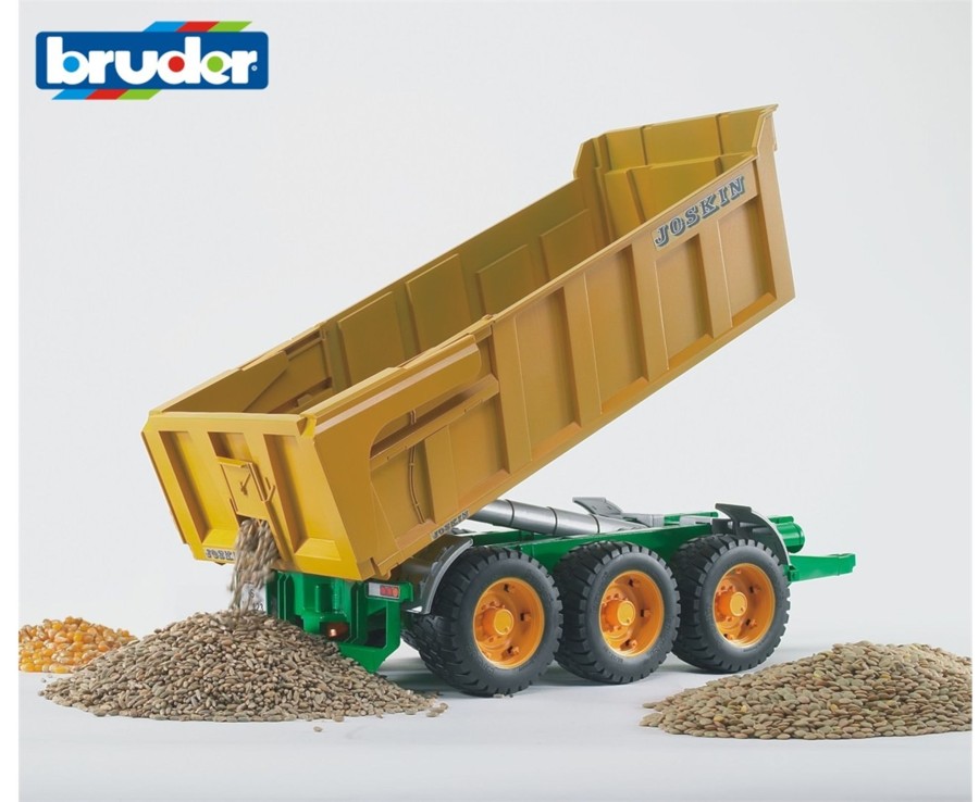 Toys Ken Black Toys | Bruder 1:16 Joskin Tipping Trailer