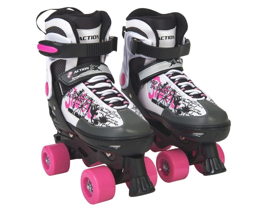 Outdoor Ken Black Toys | Blindside Quad Skate 4-7 (Uk) Pink/White