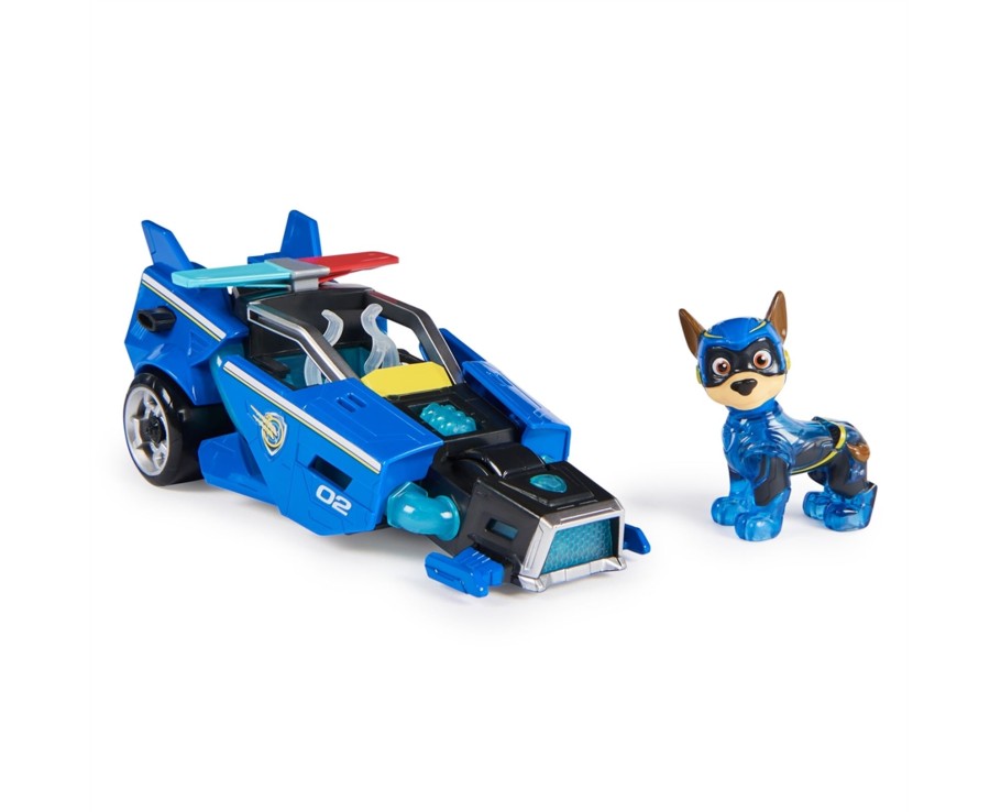 Toys Ken Black Toys | Paw Patrol: The Mighty Movie Toy Car With Chase