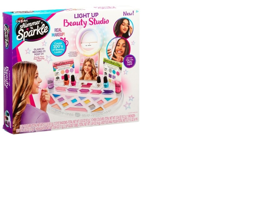 Learning & Education Ken Black Toys | Shimmer And Sparkle Light Up Beauty Studio