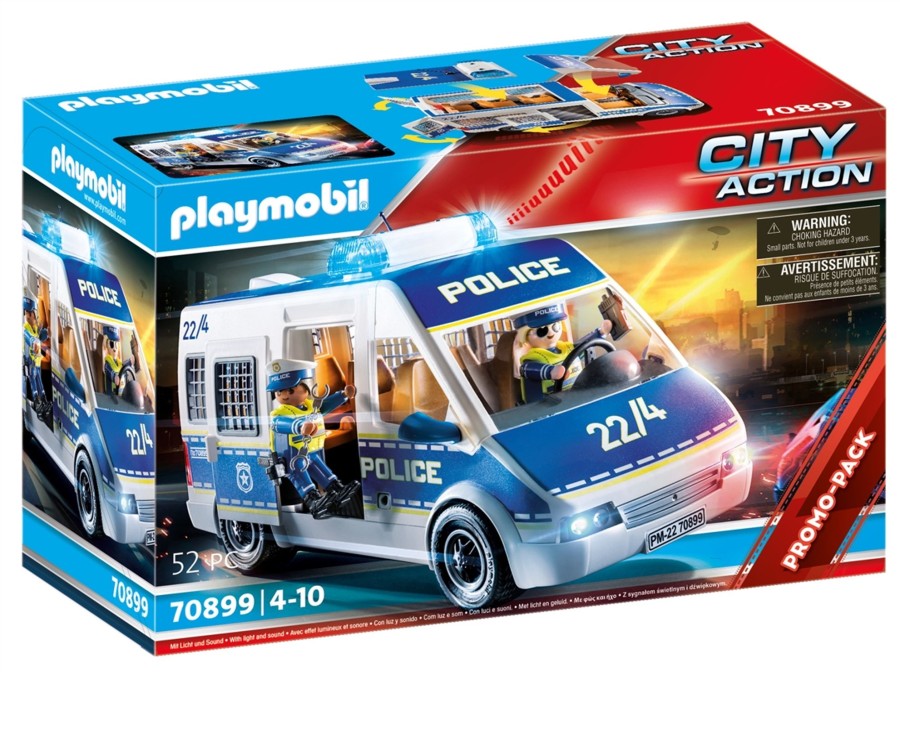 Toys Ken Black Toys | Playmobil 70899 Police Van Promo Pack 70899