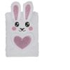 Learning & Education Ken Black Toys | Love The Look A5 White Bunny Plush Notebook