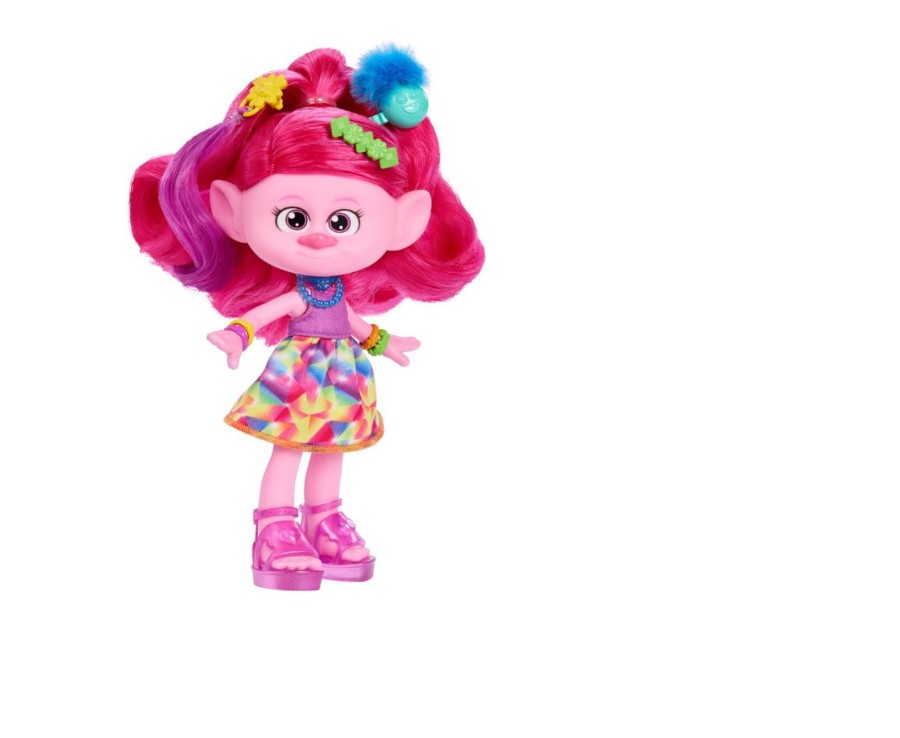 Toys Ken Black Toys | Trolls 3 Band Together Hair-Tastic Queen Poppy Fashion Doll