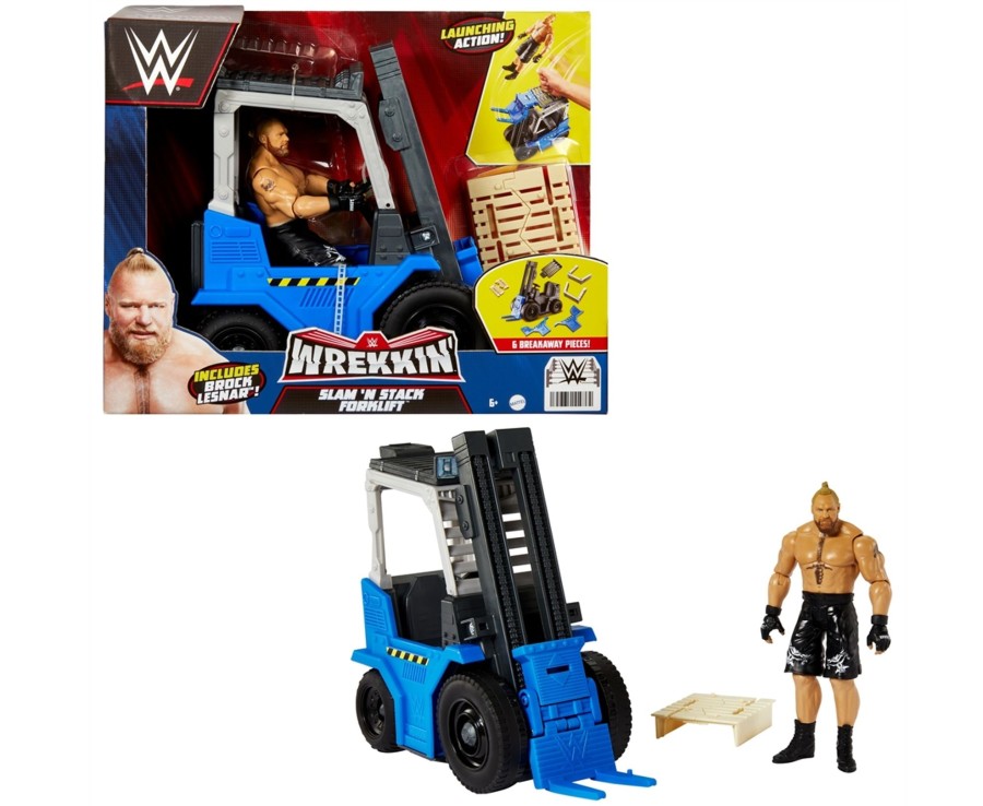 Toys Ken Black Toys | Wwe Wreckin Forklift