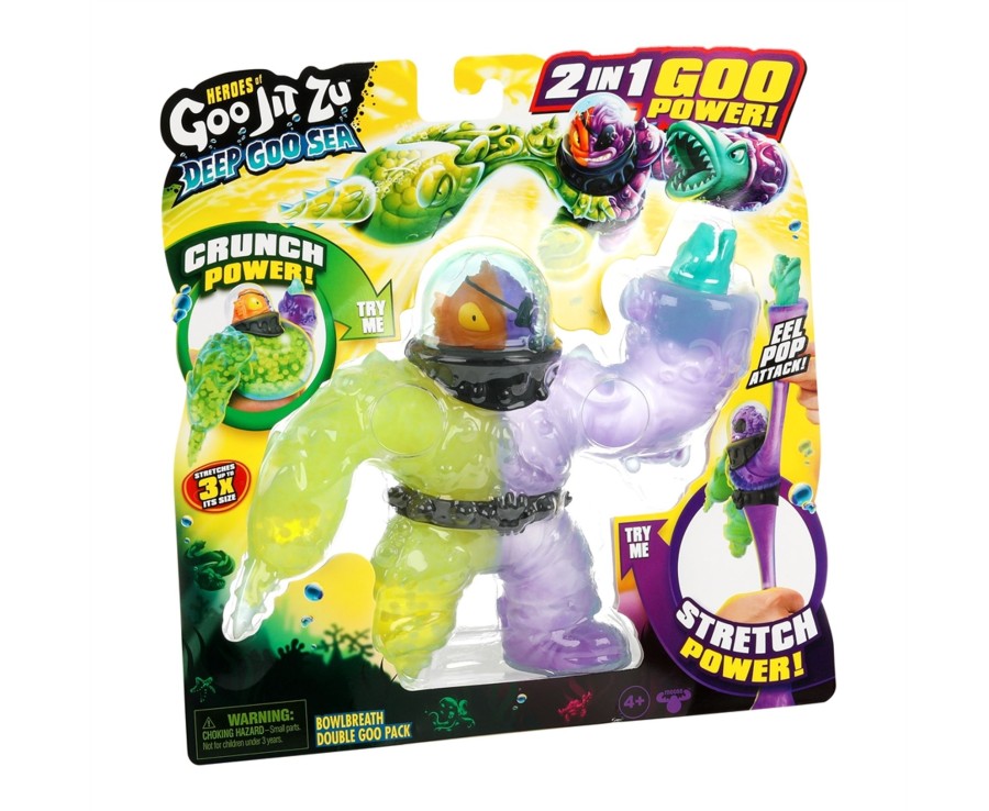 Toys Ken Black Toys | Heroes Of Goo Jit Zu Deep Goo Sea - Double Goo Attack Pack Assortment