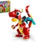 Toys Ken Black Toys | Lego® Creator Red Dragon 3In1 Animal Toy Set 31145