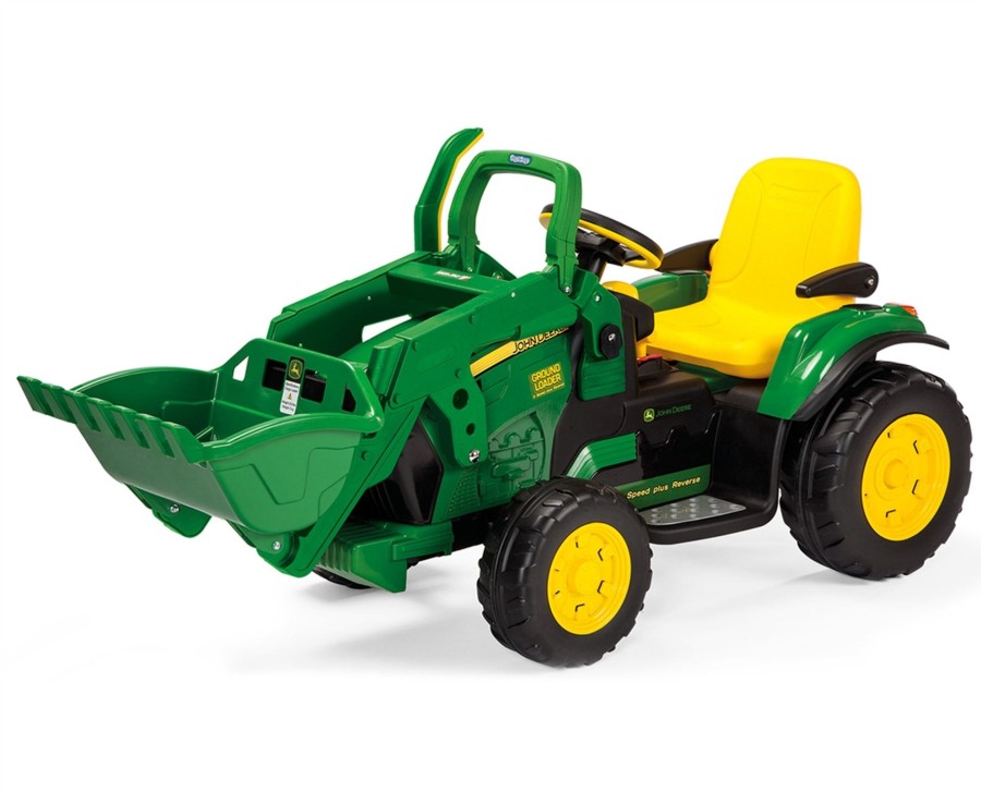 Outdoor Ken Black Toys | John Deere Ground Loader 12V - Peg Perego