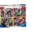 Learning & Education Ken Black Toys | Ravensburger Marvel Avengers Assemble 4 X 100 Piece Bumper Puzzle Pack