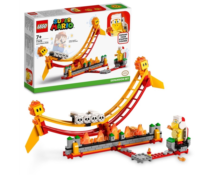 Toys Ken Black Toys | Lego® Super Mario Lava Wave Ride Expansion Set 71416