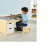 Learning & Education Ken Black Toys | Build 'N' Store Wooden Storage Desk & Stool