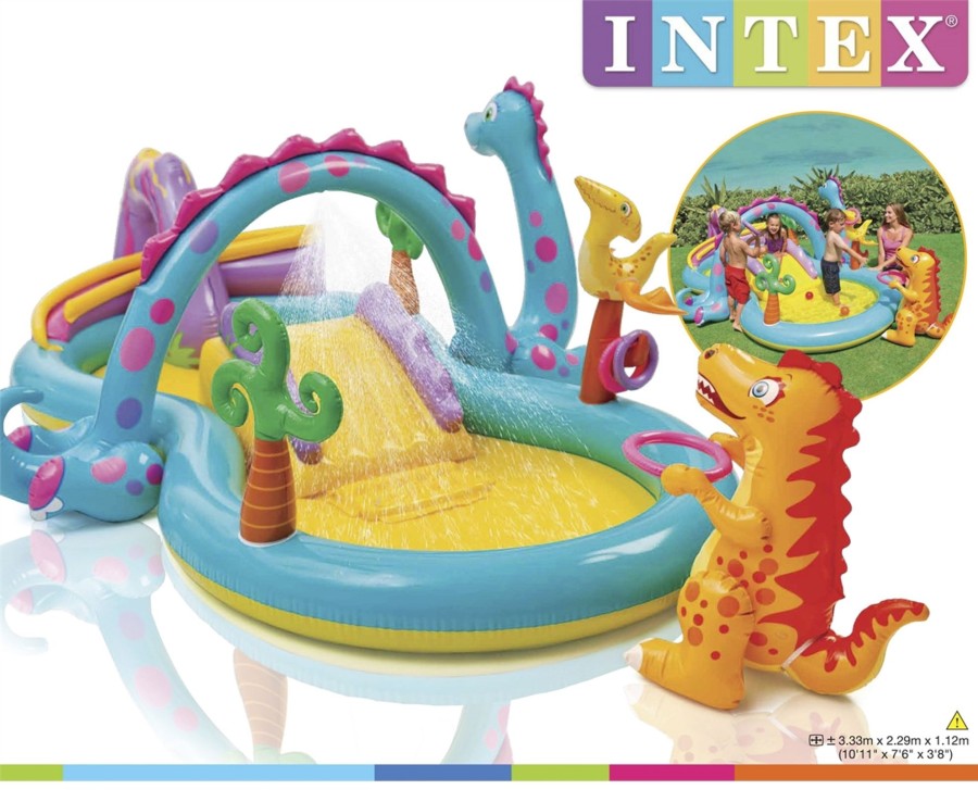 Outdoor Ken Black Toys | Intex Dinoland Playcentre