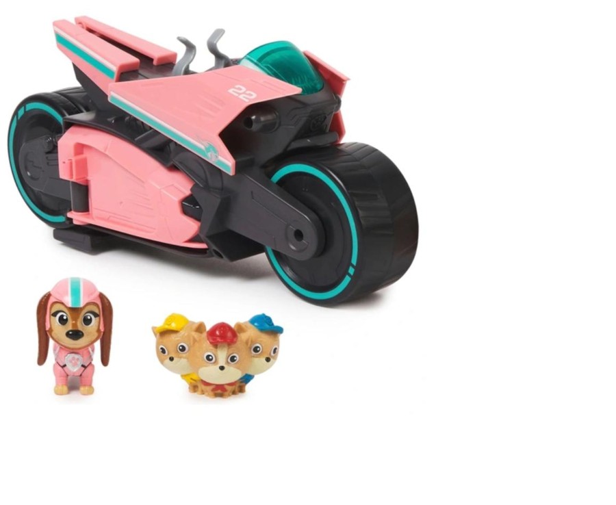 Toys Ken Black Toys | Paw Patrol The Mighty Movie Liberty'S Superhero Scooter And Junior Patrollers