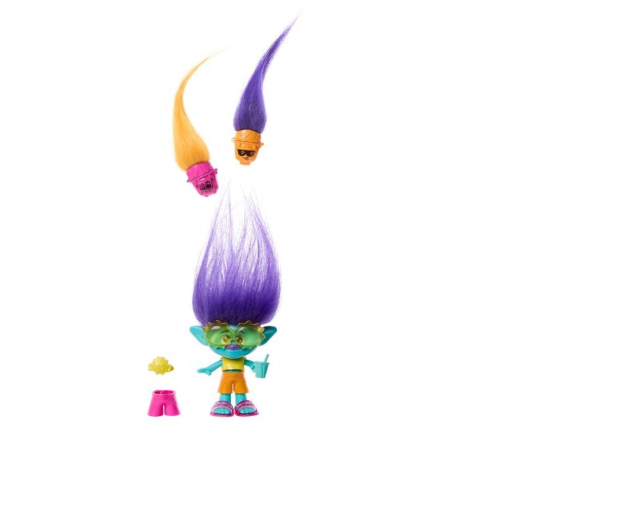 Toys Ken Black Toys | Trolls 3 Band Together Hair Pops Branch Small 10Cm Doll