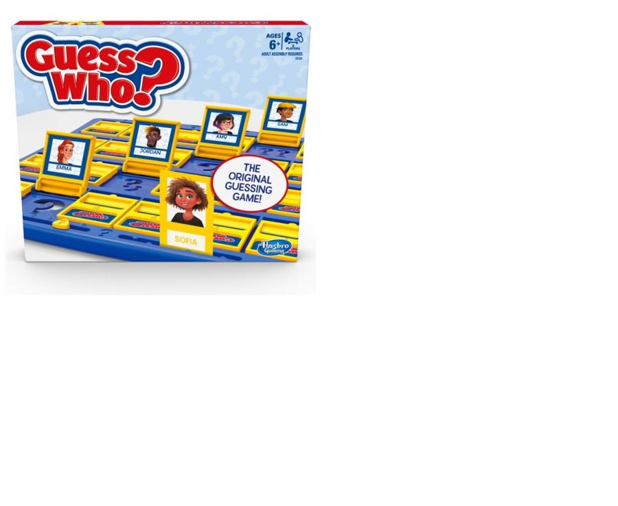 Learning & Education Ken Black Toys | Guess Who? Kids Board Game, Original Guessing Game