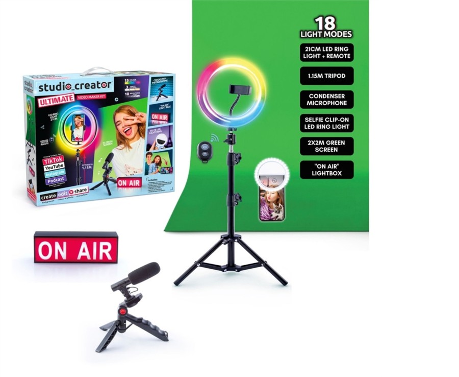 Learning & Education Ken Black Toys | Studio Creator Ultimate Video Kit Inf009