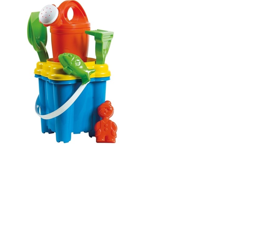 Outdoor Ken Black Toys | Castle Shape Bucket Set With Watering Can And Accessories Assortment