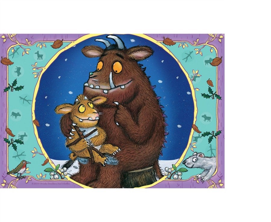 Learning & Education Ken Black Toys | Ravensburger The Gruffalo 4 Pack Jigsaw Puzzle. 2 X 12 Piece And 2 X 24 Piece Puzzles