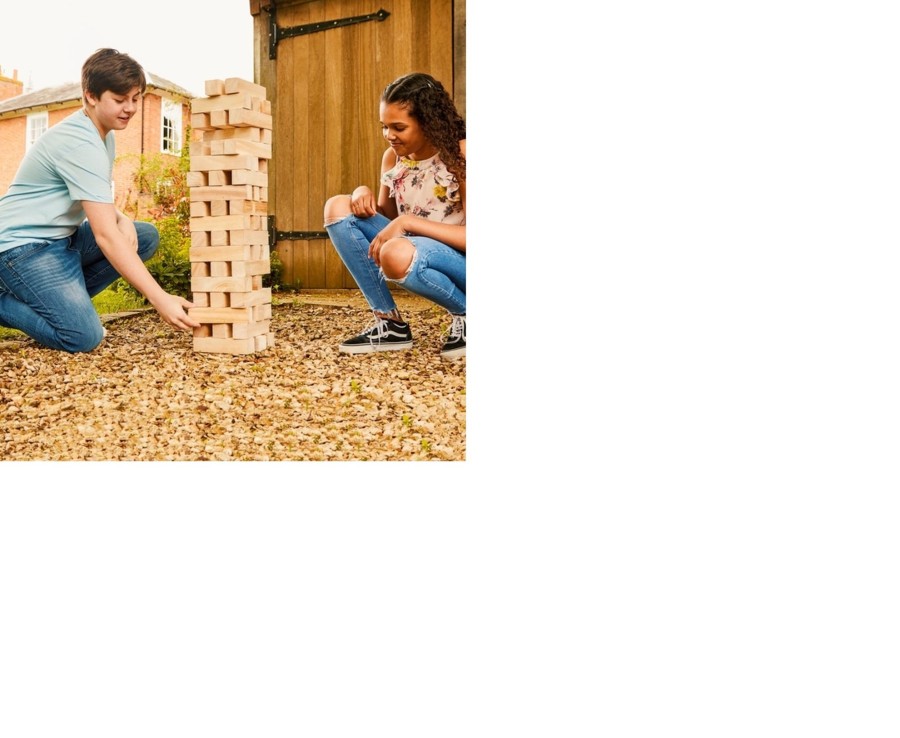 Outdoor Ken Black Toys | Giant Wooden Tumbling Tower Blocks