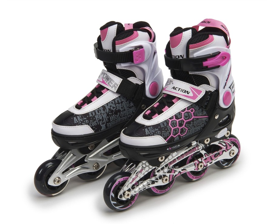 Outdoor Ken Black Toys | Blindside Inline Skate 4-7 (Uk) Pink/White