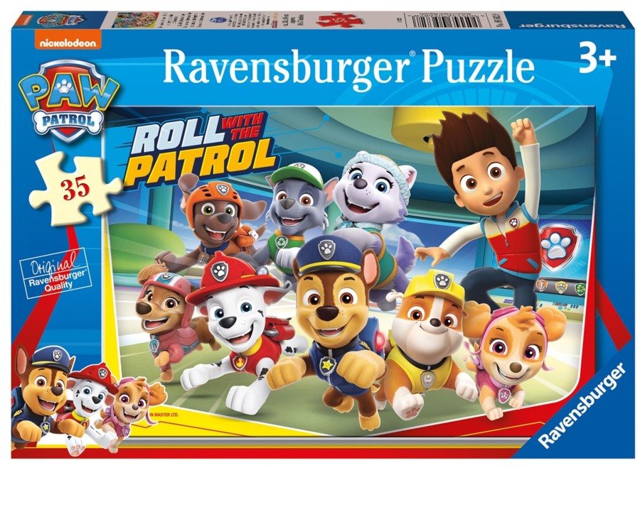 Learning & Education Ken Black Toys | Ravensburger Paw Patrol 35 Piece Jigsaw Puzzle