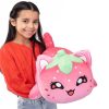 Toys Ken Black Toys | Aphmau 40Cm Jumbo Plush Strawberry Cat Soft Toy